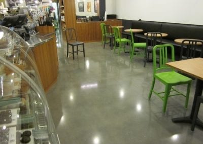 Green Umbrella Coffee Shop Concrete Project