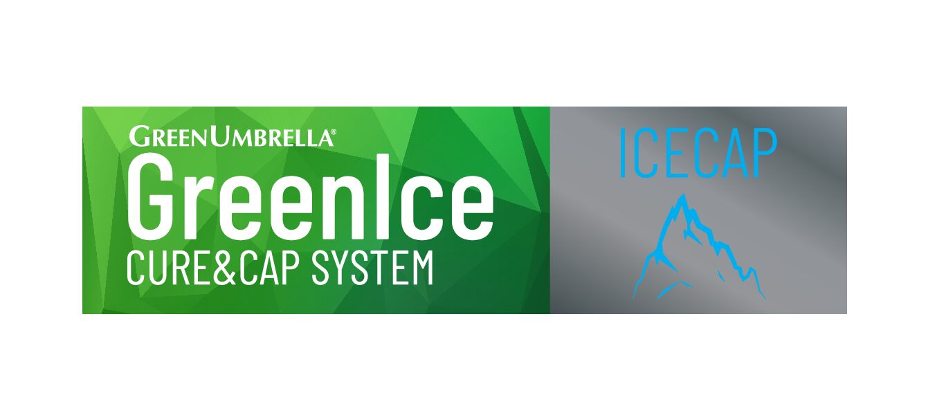 Green Ice Cure & Cap System - IceCap Logo