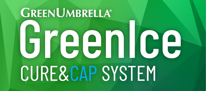 GreenIce Cure & Cap System Logo