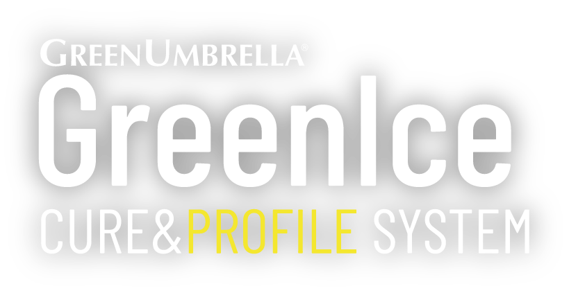 GreenIce Cure & Profile System Logo