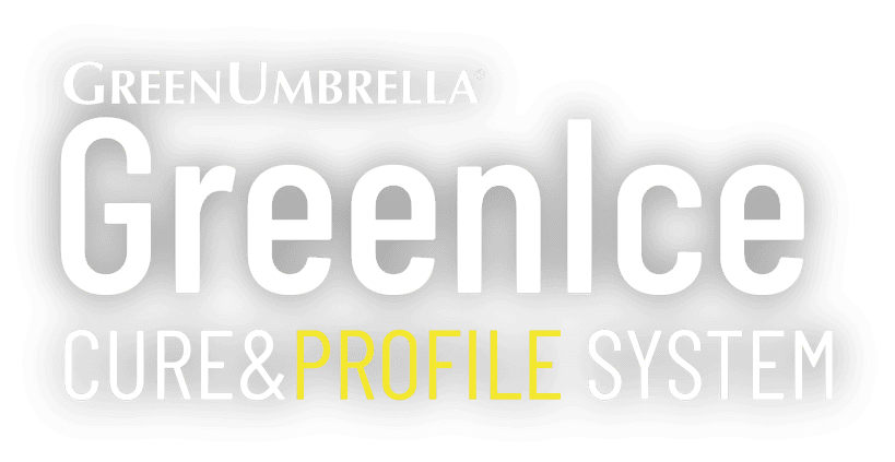 GreenIce Cure & Profile System Logo